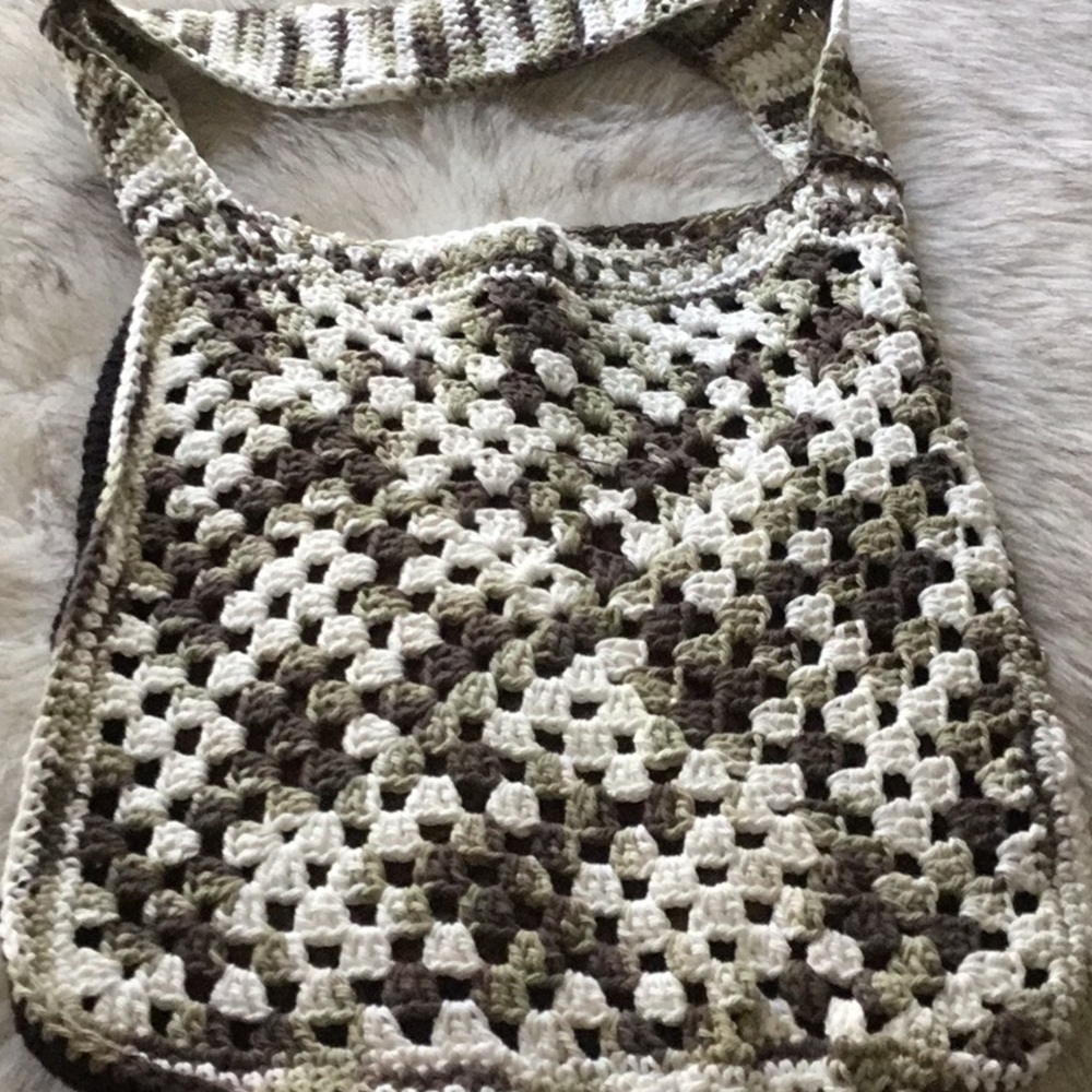Hand crochet bag